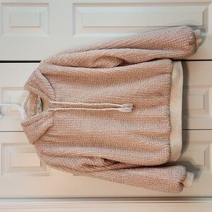 Fuzzy pink hoodie sweatshirt Saturday Sunday by Anthropologie